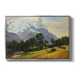 Mountains in Berchtesgaden - Floater Framed Canvas Print