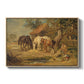 The Midday Meal, 1835 - Floater Framed Canvas Print