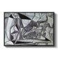 Goat's Skull, Bottle and Candle, 1952 - Floater Framed Canvas Print