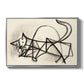 Study of a Cat (Étude de chat), 1946 - Floater Framed Canvas Print