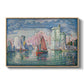 Entrance to the Port of La Rochelle, 1921 - Floater Framed Canvas Print