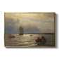From the Inlet of Oslo, 1874 - Floater Framed Canvas Print