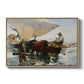 The Return from Fishing: Hauling the Boat, 1894 - Floater Framed Canvas Print