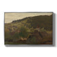Landscape from Ebersteinburg in Baden, 1876 - Floater Framed Canvas Print