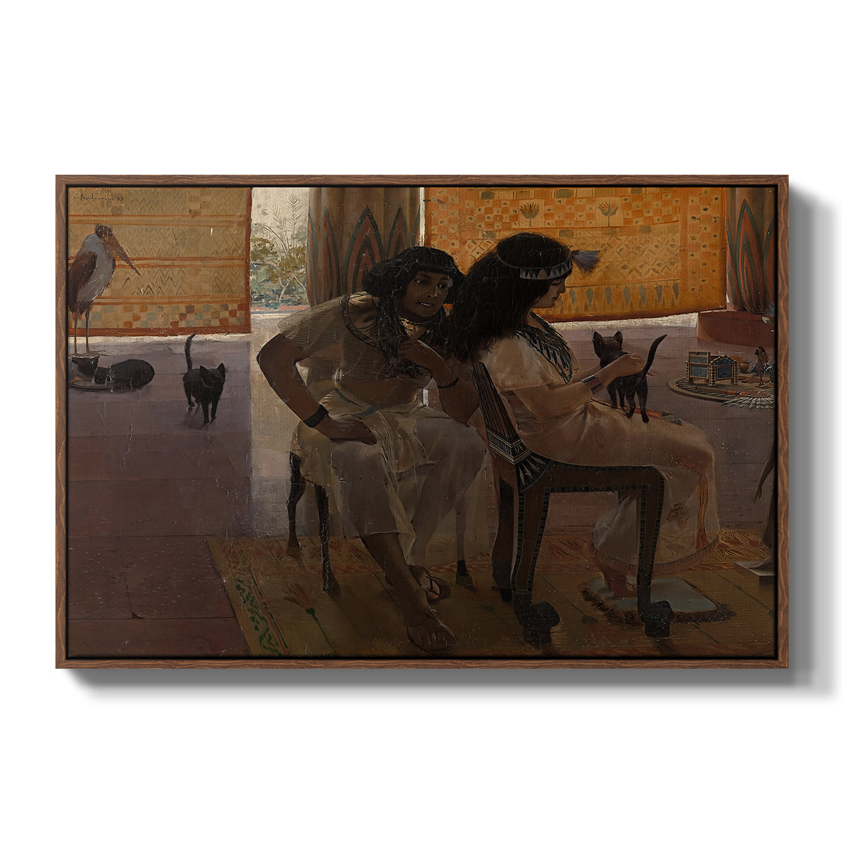 The Age of the Pharaohs, 1914 - Floater Framed Canvas Print