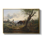 Shepherd with Billy Goat, c. 1830 - Floater Framed Canvas Print