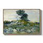 The Rocks, 1888 - Floater Framed Canvas Print