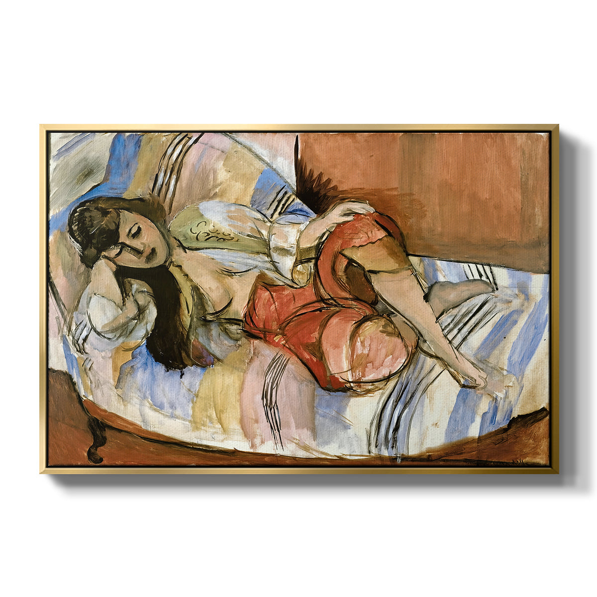 Odalisque, 1923 - Floater Framed Canvas Print