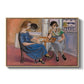 Domino Players, 1921 - Floater Framed Canvas Print