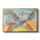 Flying Dove with Rainbow (Colombe volant à l'Arc-en-ciel), 1952 - Floater Framed Canvas Print