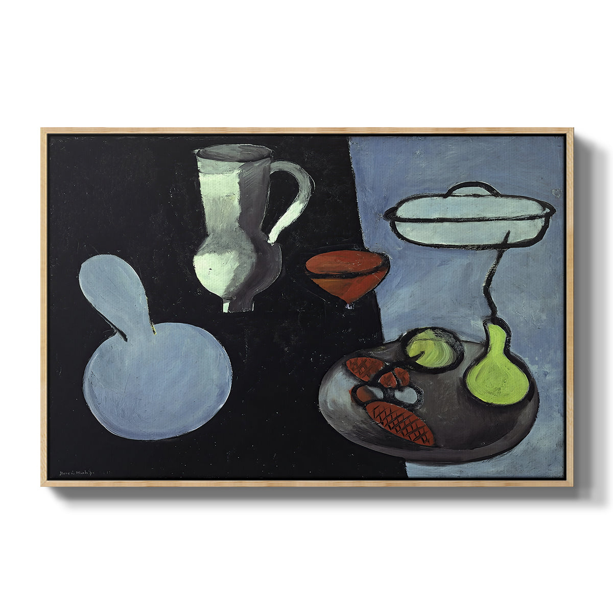 The Gourds (Les coloquintes), 1916 - Floater Framed Canvas Print