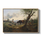 Shepherd with Billy Goat, c. 1830 - Floater Framed Canvas Print