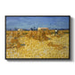 Wheat Field with Sheaves (Harvest in Provence), 1888 - Floater Framed Canvas Print