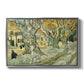 The Large Plane Trees (Road Menders at Saint-Rémy), 1889 - Floater Framed Canvas Print