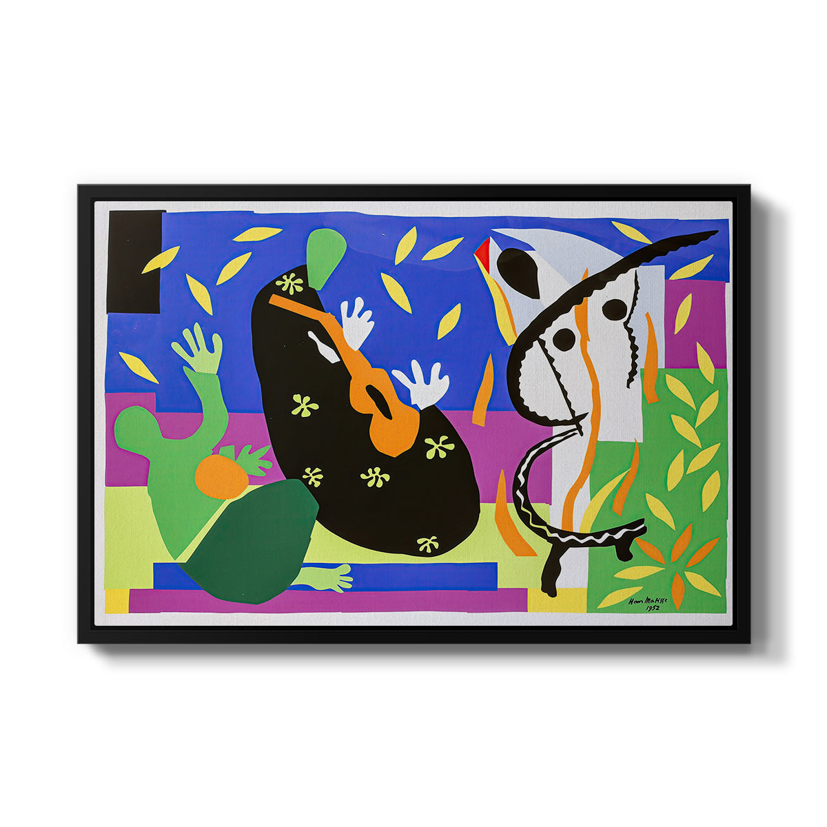 The Sorrows of the King, 1952 - Floater Framed Canvas Print