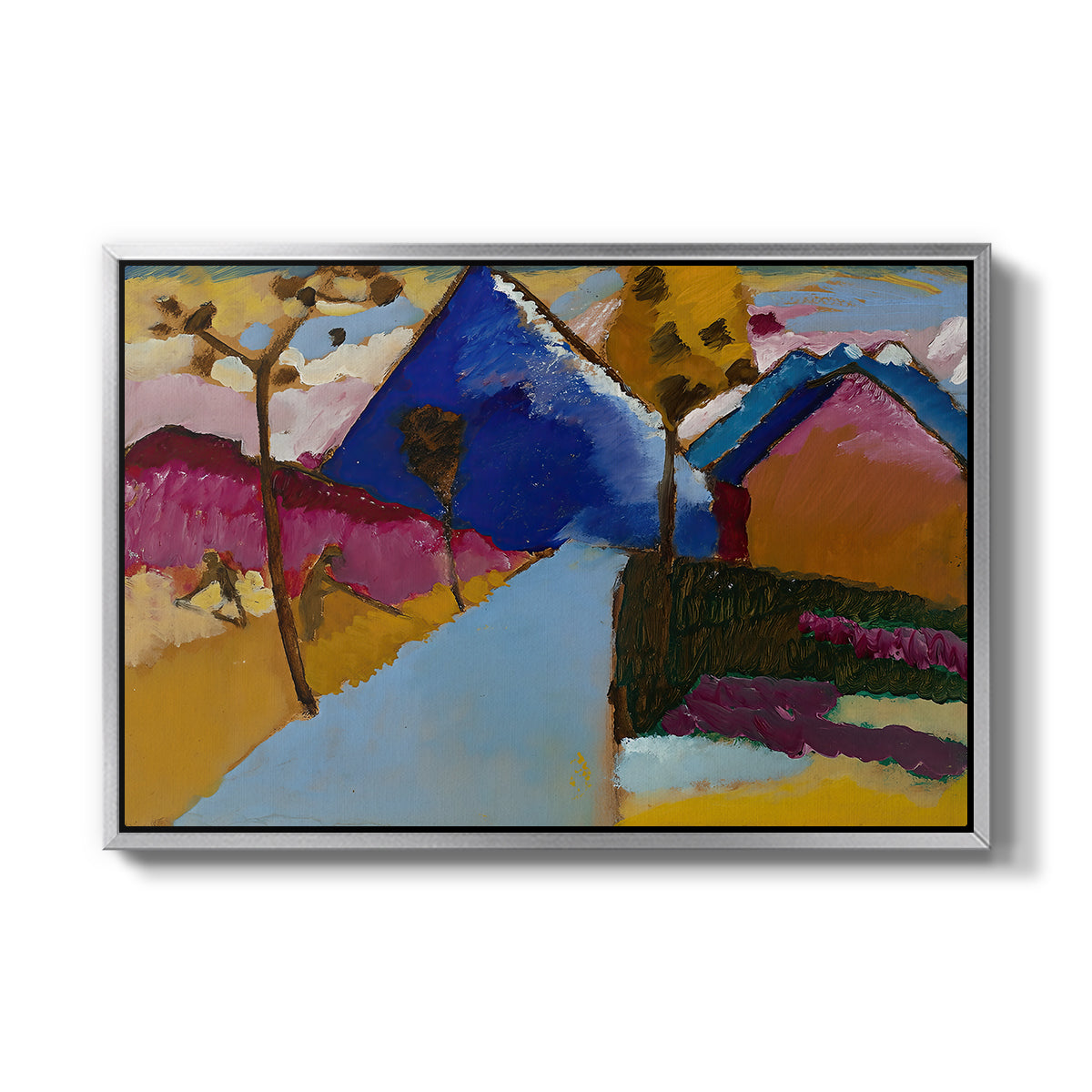 Kochel Straight Street, 1909 - Floater Framed Canvas Print