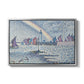 Entrance to the Port of Honfleur, 1899 - Floater Framed Canvas Print