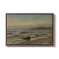 Storm at Rügen, 1882 - Floater Framed Canvas Print