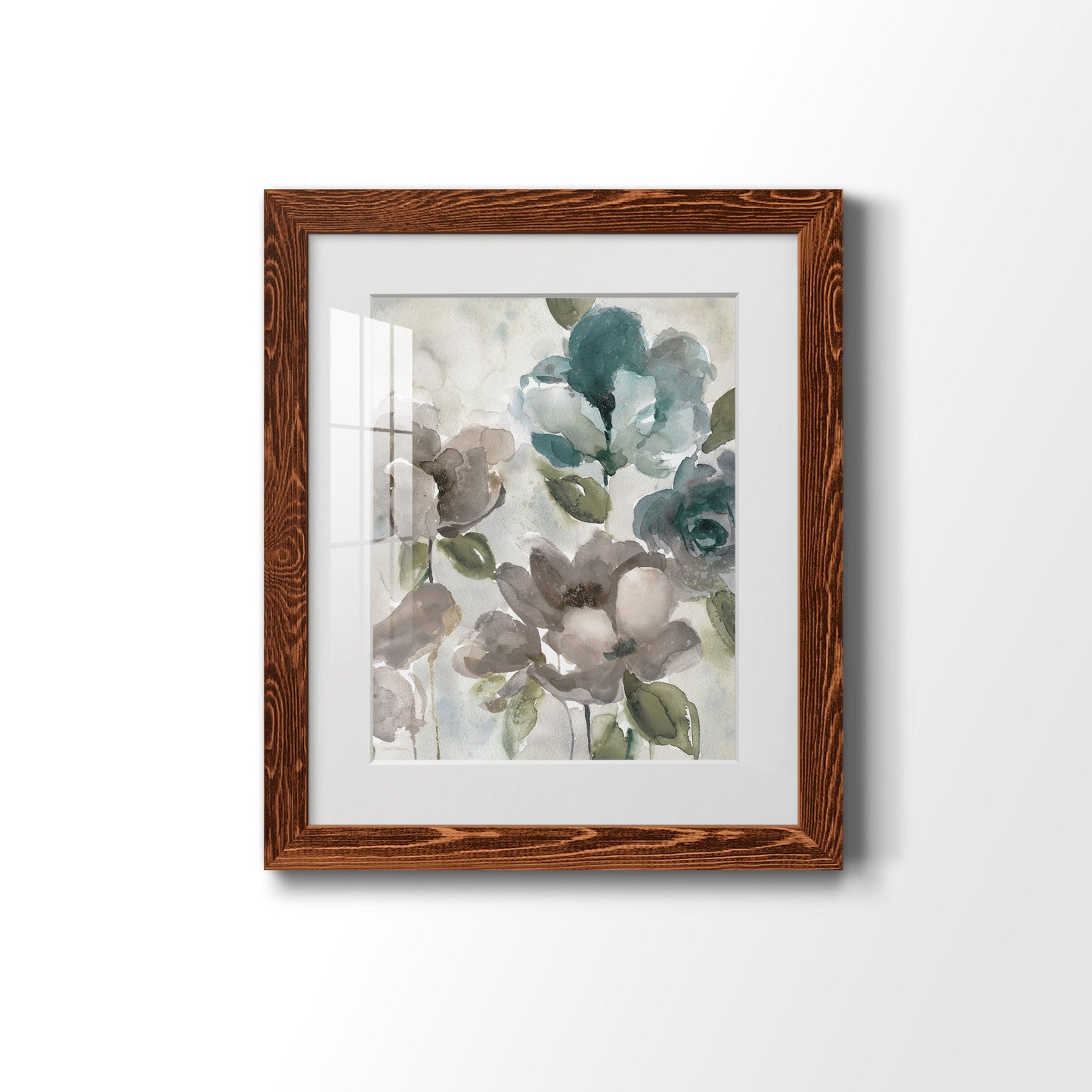 Topaz Garden II - Barnwood Framed Art Print