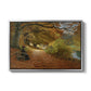 A Wooded Path in Autumn, 1902 - Floater Framed Canvas Print