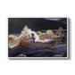 Shooting the Rapids, Saguenay River, 1905-1910 - Floater Framed Canvas Print