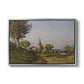 Village Landscape with Church, 1891 - Floater Framed Canvas Print