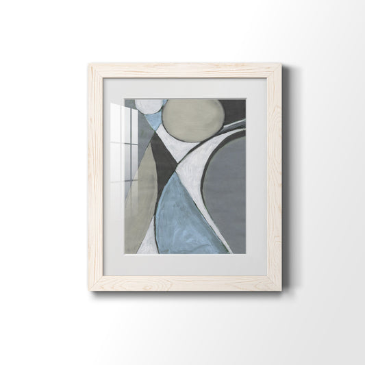 A Soft Jeweled Geometric II - Barnwood Framed Art Print