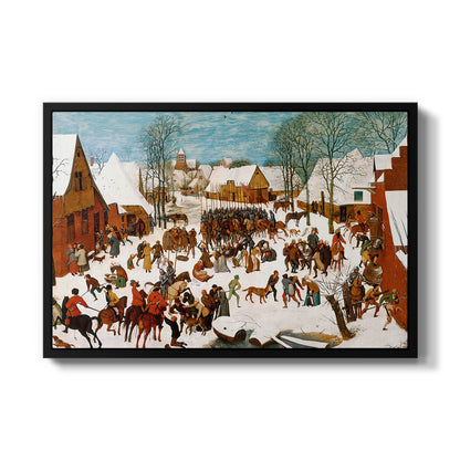 Massacre of the Innocents, c. 1565-1567 - Floater Framed Canvas Print