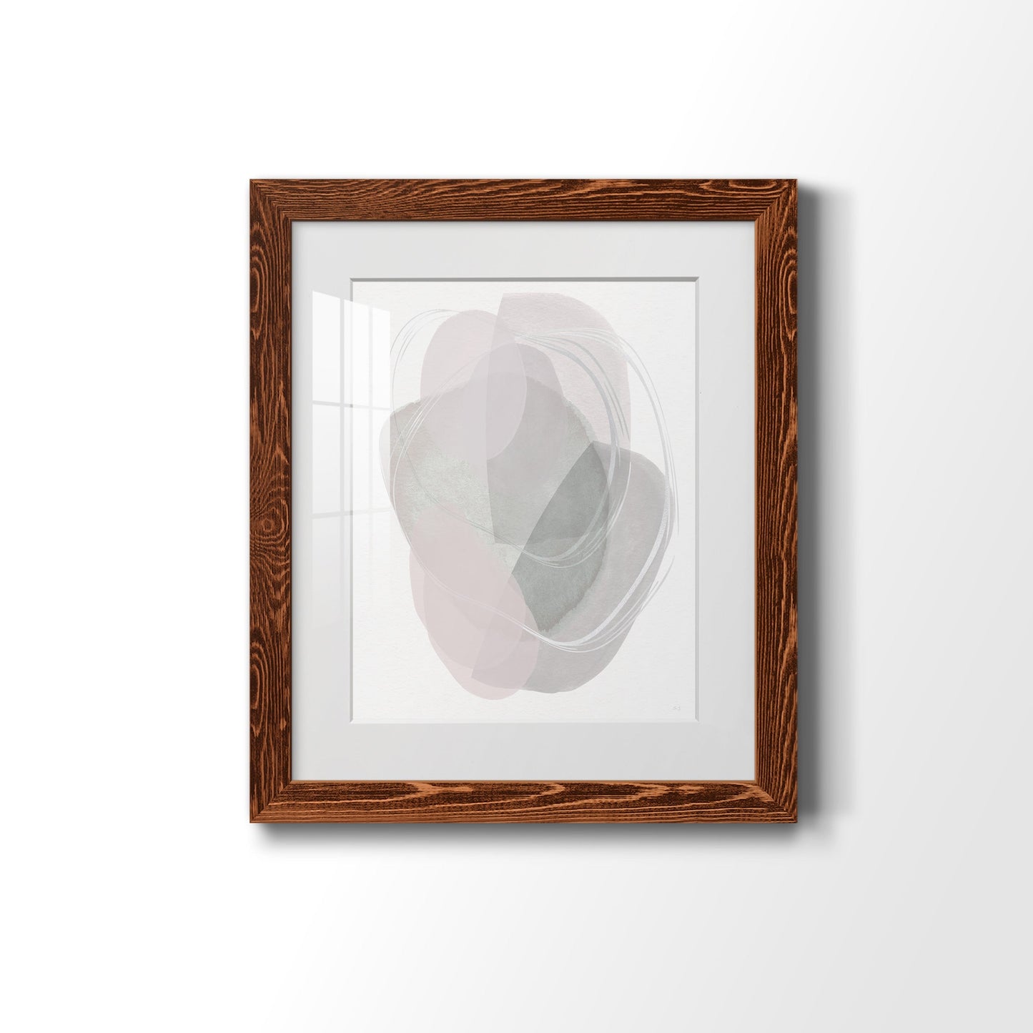 River Jewels II - Barnwood Framed Art Print