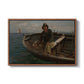 Fishermen from Rügen, 1882 - Floater Framed Canvas Print