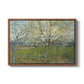 The Pink Orchard, 1888 - Floater Framed Canvas Print