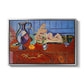 Still Life with a Pewter Jug and Pink Statuette, 1910 - Floater Framed Canvas Print