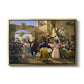 Romans Gathered for Merriment at an Osteria, 1839 - Floater Framed Canvas Print