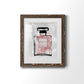 Blush Wash Perfume - Premium Framed Print - Distressed Barnwood Frame - Ready to Hang