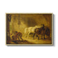 Heath Ewe and Lambs, 1810 - Floater Framed Canvas Print