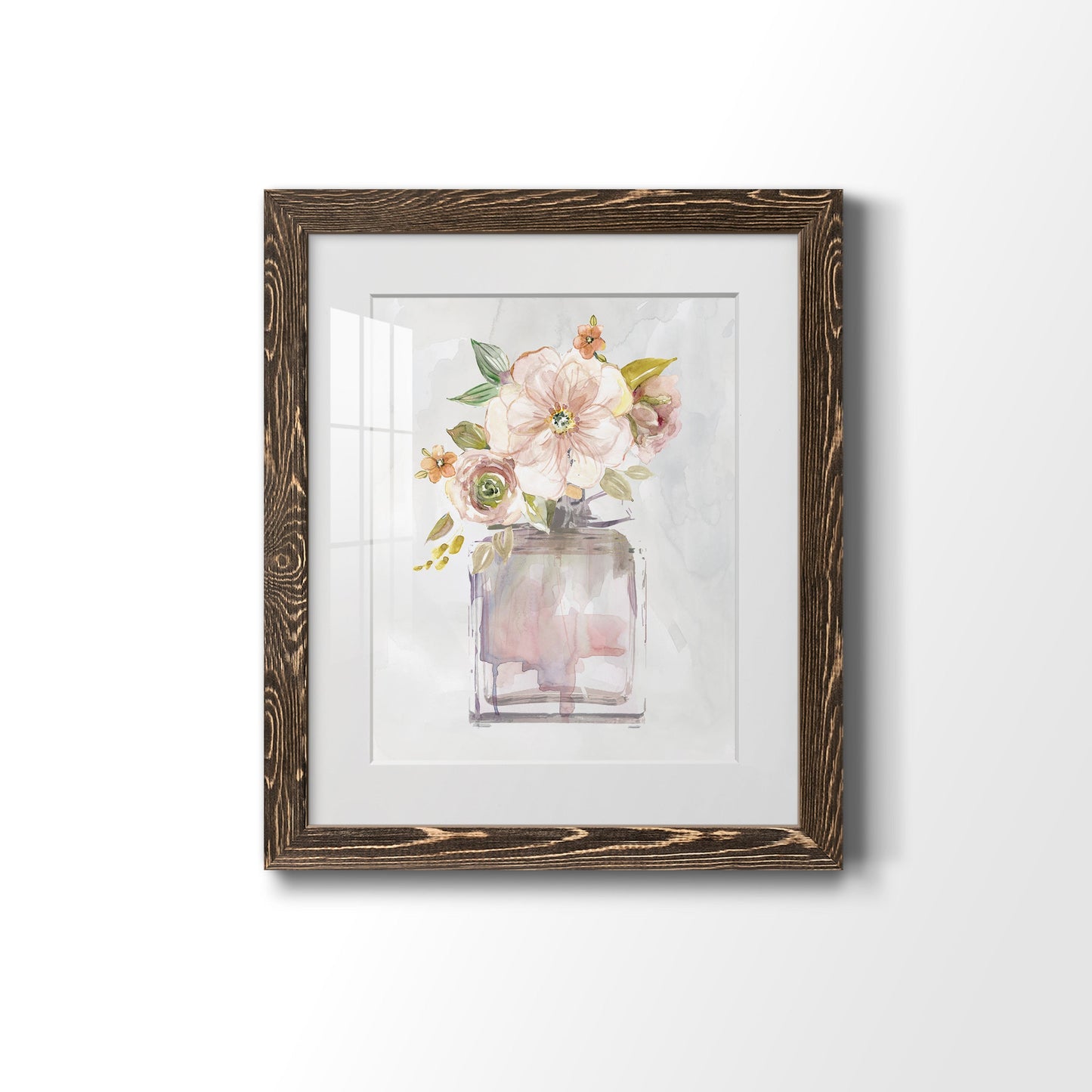 Mini Bouquet I - Premium Framed Print - Distressed Barnwood Frame - Ready to Hang