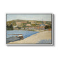 The Riverbank, Les Andelys, 1886 - Floater Framed Canvas Print