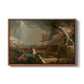 The Course of Empire: Destruction, 1836 - Floater Framed Canvas Print