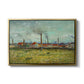 Factories at Clichy, 1887 - Floater Framed Canvas Print