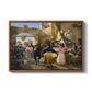 Romans Gathered for Merriment at an Osteria, 1839 - Floater Framed Canvas Print
