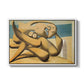 Figures at the Seaside (The Kiss), 1931 - Floater Framed Canvas Print