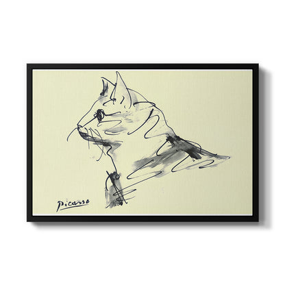 Cat (Le chat), c. 1961 - Floater Framed Canvas Print
