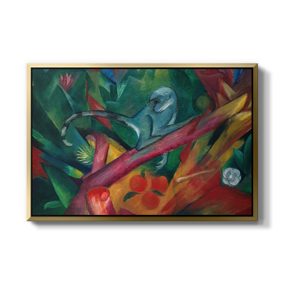 The Monkey, 1912 - Floater Framed Canvas Print