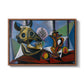 Still Life with Bull's Skull, 1939 - Floater Framed Canvas Print