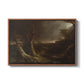 Tornado in an American Forest, 1835 - Floater Framed Canvas Print