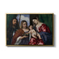 Madonna and Child with Saints Dorothy and George, c. 1516 - Floater Framed Canvas Print