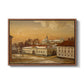 The Riding School at Akershus Castle, 1846 - Floater Framed Canvas Print
