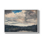 The Lone Boat, North Woods Club, Adirondacks, 1892 - Floater Framed Canvas Print