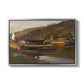 Landingsbrygge Husvik, Drøbak, 1875 - Floater Framed Canvas Print