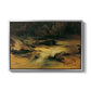 Wildbach (Wild Stream) - Floater Framed Canvas Print